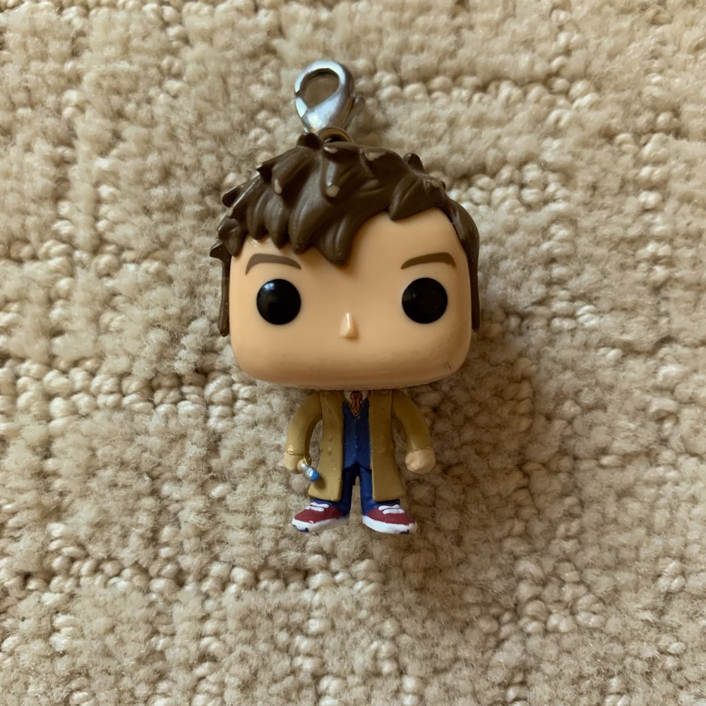 10th Doctor Who Pop Funko Keychain
